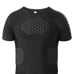 Maillot de compression rembourré pour l'entraînement au football, manches courtes, respirant - Product Image 2