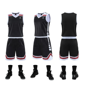 Camiseta de Baloncesto Reversible Personalizable para Hombre y Mujer, 100% Poliéster, Uniforme Deportivo Transpirable y Económico para Entrenamiento - Product Image 4