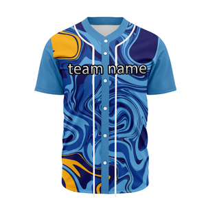 Custom Baseball Jersey OEM Wholesale Stitched Logo Team Uniform Private Label Sportswear - Product Image 4