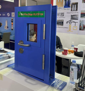Pintu Baja GI Khusus Tahan Api dengan Panel Visi, Pintu Keamanan Tahan Api 120 Menit untuk Gedung Perkantoran - Product Image 1
