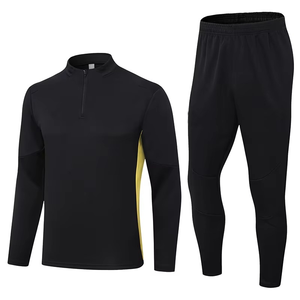 Traje de Entrenamiento Personalizado Estilo Nuevo 2026, 100% Poliéster, Cierre de Cremallera 1/4, Cuello Alto, Unisex para Adultos, Trajes Deportivos para Gimnasio - Product Image 3