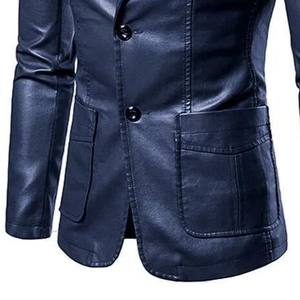 Nouvelle veste en cuir pour homme, tendance, tissu durable, légère, très vendue, prix avantageux. - Product Image 3