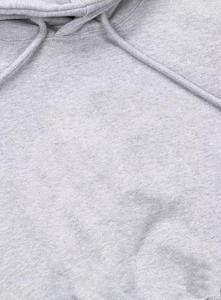 Sweat à capuche court pour femme, hiver, polyester/coton de haute qualité, couleur unie, logo personnalisable sur le devant, pull en molleton écologique - Product Image 4