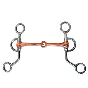 บิตม้ารูปตัว O คุณภาพสูง รับผลิตตามแบบ OEM พร้อมโลโก้ตามสั่ง อุปกรณ์ขี่ม้าแบบตะวันตก สำหรับการฝึกซ้อมและการแสดง - Product Image 1