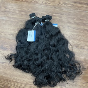 Extensions de cheveux humains vietnamiens de qualité supérieure, tissage double machine, prêtes à être expédiées, ondulées naturelles, prêtes à être expédiées - Product Image 1