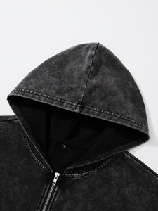 Factory Made Cut and Sew Boxy fit Streetwear Customized 100% Cotton Hoodies for <b>Man</b> Unique Patch Work Hoodies - Product Image 5
