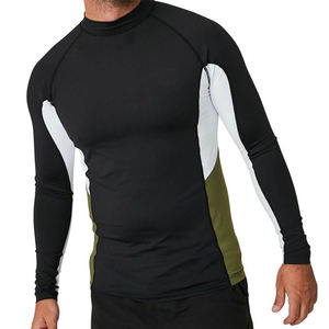 Camiseta de Compresión de Manga Larga para Hombre, Protección UV, Secado Rápido, para Surf y Buceo - Product Image 1
