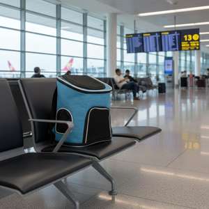 Mochila Plegable y Transpirable para Mascotas, Tamaño 34x28x42 cm, 2 Colores, para Paseos y Viajes en Auto - Product Image 6