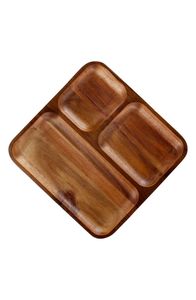 Wholesale Price Stacked Wooden Serving <b>Trays</b> Set of Two Rectangular Dining <b>Kitchen</b> Breakfast Decor Plate - Product Image 3
