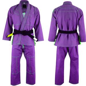 Ensembles de kimonos légers de compétition de Jiu-Jitsu Brésilien, patchs personnalisés, vente en gros, uniformes BJJ, logo brodé, 100% coton 220g - Product Image 4