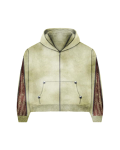 Chándal de invierno con capucha antiarrugas para hombre, de corte acampanado, de primera calidad, informal, con logotipo/color personalizado - Product Image 4