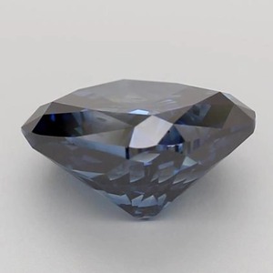 Diamante azul oscuro sintético de laboratorio con corte cojín de 1.00 CT a 5.00 CT, certificado, claridad VVS VS, para anillo - Product Image 4