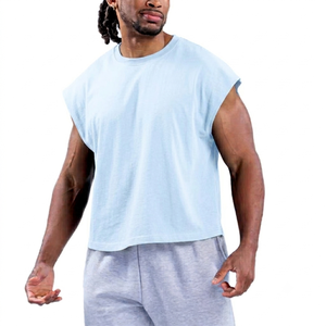 Débardeurs imprimés élégants pour hommes, col rond, coupe classique, prix abordable, quantité en gros OEM ODM - Product Image 1