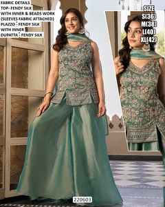 Salwar Kameez traditionnel rose en soie Fendy brodé Bandhani, longueur ras du sol, avec perles et doublure, coupe classique pour femme, idéal pour mariage - Product Image 4