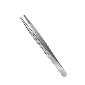 Pince à pansement médical dentaire en acier inoxydable de haute qualité de 18cm avec pince à épiler chirurgicale avec logo personnalisé - Product Image 1