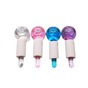 Esferas Faciales de Vidrio Borosilicato, Bola de Masaje Refrescante, Herramienta de Belleza Criogénica, Martillo Frío para Reafirmar la Piel - Product Image 1