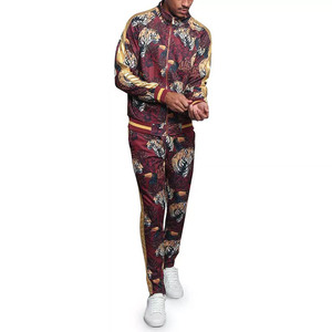 Trajes Deportivos de Alta Calidad para Hombre, Conjunto de 2 Piezas, Diseño Moderno y Ajustado, Combinación de Colores, para Entrenamiento - Product Image 3