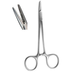 Porte-aiguille Halsey en acier inoxydable allemand, instrument chirurgical, vente en gros, utilisé à l'hôpital avec service OEM - Product Image 5