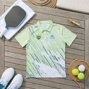 Polo de pickleball personnalisé OEM ODM Vente en gros Fabricant de vêtements de sport à séchage rapide Commande en gros Polo de pickleball personnalisé pour équipe - Product Image 6