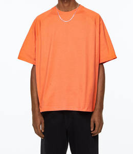 เสื้อยืดทรงบ็อกซี่ลำลองสำหรับผู้ชาย ผ้าฝ้าย 100% พิมพ์ลายดิจิทัล พิมพ์ลายสกรีน เนื้อผ้าหนา ทรงโอเวอร์ไซส์ สไตล์สตรีทแวร์ - Product Image 1