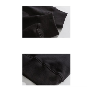 Vente en gros de sweats à capuche zippés surdimensionnés décontractés de haute qualité 100% coton avec impression personnalisée pour hommes et femmes - Product Image 4