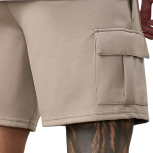 Shorts cargo de voyage pour homme 100% coton, décontractés, sportifs, avec poches utilitaires, pour la course à pied, les sports d'été et les activités sportives - Product Image 4