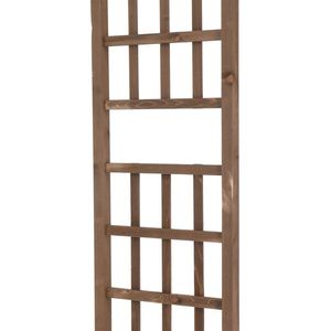 7FT Dark Wooden Garden Arbor <b>Wedding</b> Arch <b>Stand</b> for Ceremony Party Pergola Trellis Climbing Plants <b>Backdrop</b> for Outdoor Events - Product Image 4