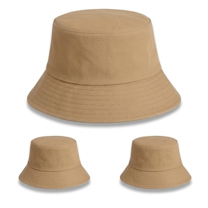 Wholesale High Quality Summer Outdoor Design Logo Printed <b>Reversible</b> <b>Bucket</b> Caps Solid Color 100% Cotton Unisex Custom - Product Image 3