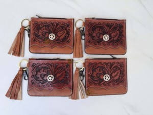 Nuevo diseñador de piel de vaca de cuero monedero Unisex hecho a mano delgada cartera con cierre de cremallera elegante embrague en estilo occidental - Product Image 5