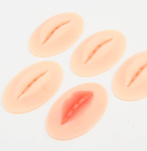 Moule en gel de silicone 3D pour lèvres et bouche, peau d'entraînement pour tatouage PMU, modèle de formation pour salon de beauté - Product Image 1