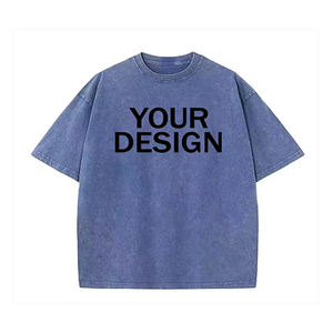 Camiseta de Algodón Oversize para Hombre, Diseño Personalizado, Manga Corta, Cuello Redondo, Estilo Casual con Estampado de Letras en la Parte Delantera, Tejido de Punto - Product Image 2