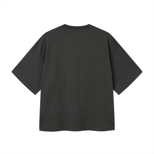 Camisetas de Hombre Personalizadas, Estilo Vintage, Lavadas, Negras, con Dobladillo sin Rematar, 100% Algodón, Cuello Redondo, Impresión Serigráfica, Corte Regular, Estilo Urbano, Venta al Por Mayor - Product Image 1