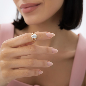 1.50 Ct Moissanite Cut Solitaire Engagement & Wedding <b>Ring</b> 925 Silver <b>Split</b> Shank Rhodium Plated Prong Setting Emerald Cut - Product Image 4