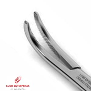 Pinzas Dandy para el Cuero Cabelludo, Curvadas Lateralmente, Pinzas Quirúrgicas para Tejido Capilar, Instrumento Médico Quirúrgico de Acero Inoxidable - Product Image 2