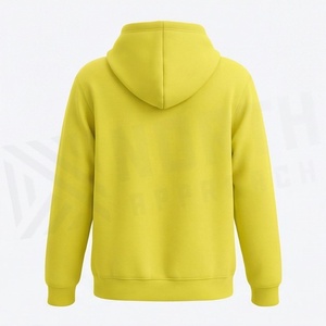 เสื้อฮู้ดดี้ผ้าฝ้ายทอทรงโอเวอร์ไซส์สำหรับผู้หญิง ไหล่ตก มีกระเป๋าแบบจิงโจ้ ซิปด้านหน้า พิมพ์ลายตามสั่ง เสื้อผ้ากีฬาและลำลอง - Product Image 2