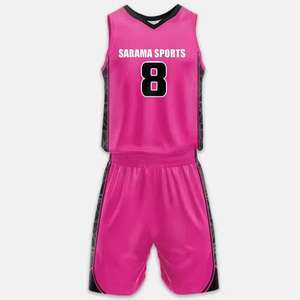 Uniforme de Baloncesto Personalizado de Secado Rápido, 100% Poliéster, Diseño Unisex, Transpirable, Uniformes Deportivos de Baloncesto - Product Image 2