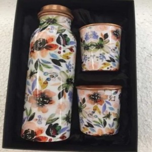 Premium Sublimated Double Wall Eco-Friendly Portable <b>Copper</b> <b>Water</b> <b>Bottle</b> and Customized Gift Pack - Product Image 3