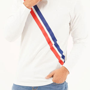 Camiseta de Manga Larga para Hombre, Estilo Casual, Ligera, con Bolsillo, Cuello Redondo, de Algodón, Tallas Grandes, Venta al Por Mayor, Fabricación OEM, Tendencia Actual - Product Image 3