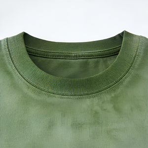 Camiseta Personalizada para Hombre, Oversize, 100% Algodón, Tejido Grueso Lavado, 260 g/m², Estilo Urbano, DTG, Lisa - Product Image 4