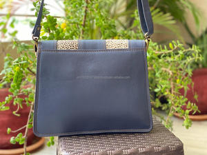 New Arrival Western Colored Recycled Leather Handbags Multi Color Purse Women's Stylish <b>Unique</b> Multi Colored Shoulder Sling <b>Bags</b> - Product Image 5