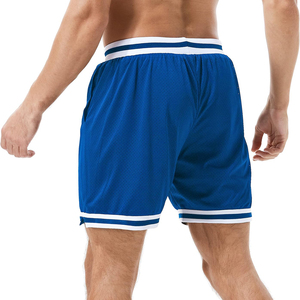 Shorts de basketball en mesh double couche pour hommes, imprimé léopard intégral, coupe 5 pouces, sublimation personnalisée, style hip-hop streetwear - Product Image 6