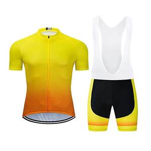 Ensemble de maillot de cyclisme personnalisé 2026 de haute qualité pour hommes avec short à bretelles respirant, dernière conception, ensembles uniformes avec logo personnalisé - Product Image 4