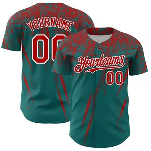 Maillot de baseball personnalisé pour équipe, entièrement boutonné, impression sérigraphique sur le devant, antibactérien, 100% coton biologique, manches courtes, unisexe - Product Image 3