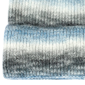 Bonnet en tricot rayé unisexe, bonnet chaud d'hiver, fait main en acrylique, style décontracté, taille adulte 56-58 cm - Product Image 6