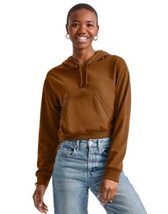 Top corto de gran tamaño personalizado para mujer, Sudadera con capucha, Jersey informal con patrón de diseñador para ropa de invierno - Product Image 1