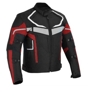เสื้อแจ็คเก็ตมอเตอร์ไซค์ CE Armor ป้องกันเต็มตัว กันลม สีสันตัดกัน สำหรับผู้ชาย - Product Image 3
