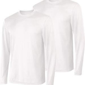 Pack de t-shirts à manches longues pour hommes, t-shirts performants Cool DRI anti-transpiration, t-shirt de performance - Product Image 1