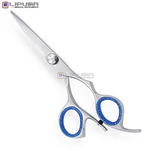 Ciseaux de coiffure professionnels en acier inoxydable ultra-affûtés et ergonomiques avec vis de tension réglable pour la coupe de cheveux en salon de beauté - Product Image 3