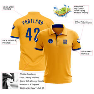 Nouveauté : Polo de sport personnalisé OEM ODM, T-shirt de polo d'équipe, broderie de logo personnalisée, fabricant, fournisseur en gros - Product Image 3