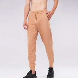 Wholesale Men's High Quality 100% Cotton Fleece Jogger Pants Comfortable Gym Wear Cargo Sweatpants Styles Service Available - Product Image 2